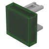 Soczewki do wskaźników, 31-955, Zielony, Kwadratowy, długość: 15.3