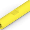 Butt connectorwith insulation, 0.12-0.4 mm², AWG 26 to 12, yellow, 15.75 mm, 321026