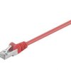 Kabel Patchcord CAT 5e SF/UTP RJ45/RJ45 1m czerwony