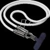 265532 Charging lanyard, nylon, white