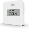 Bezprzewodowy regulator pokojowy biały R-8B PLUS Tech Sterowniki