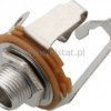 Jack 6,3 GN stereo montaż metal do obudowy