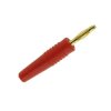 WTYK BANAN 2mm CZERWONY ZŁOCONY 36mm 25.205.1 10A 60V