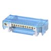 Blok rozdzielczy modułowy Listwa łączeniowa 4x12 160A na szynę DIN TH35 4x (1x 10-50mm2 + 3x 10-35mm2 + 7x 2,5-25mm2 + 1x 2,5-6m