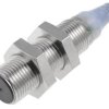 Czujnik zbliżeniowy M12 Indukcyjny 4 mm Omron Wpuszczany 12 → 24 V DC długość 34mm Gwintowany