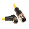 Mueller Electric Kabel siłownika czujnika Złącze A Złącze M12, Prosty 4 długość 10 m Rodzaj A Męski Żeńskie Złącze B