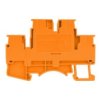 Złączka Szynowa Zaciskowa Pomarańczowa 2,5Mm2 2-Piętrowa 4-Przewodowa