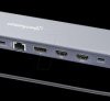 190305 Docking station/port replicator, USB 3.2 Type-C, 12 ports
