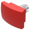 Nakładka na przycisk, Czerwony, Zatyczka grzybkowa, 35 x 23