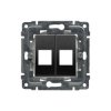 DANTE Pokrywa do 2x gniazda Keystone komplet do montażu p/t 4560802