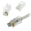 Wtyk tel. 8P8C Kat.6 RJ45 Drut przelotowy na przewod AWG24/26 LAN