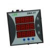 Amperomierz 3-fazowy cyfrowy tablicowy 0-9000A dokładność 1 96x96mm do pracy z przekładnikiem 5A DMA-3T