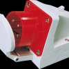 515-6D CEE panel plug, 400 V, 16 A, red