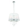 Lampa Wisząca Mona 5Xe14 Do Stylowego Salonu Srebrna Lp-5005/5P Srebrna Light...