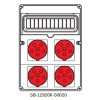 Rozdzielnica 4x5x32A INA=32A IP54 SB-129206-S0020-54