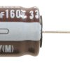 Kondensator 33μF 400V dc Radialny, Otwór przelotowy Nichicon roztaw: 7.5mm 12.5 (Dia.) x 25mm
