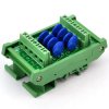 Chunzehui 8 Channels Common DIN Rail Mount 150V SIOV Metal Oxide Varistor Interface Module, Surge Suppressor Protection SPD Boar