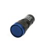 KONTROLKA LED 12V DC AC NIEBIESKA 19mm