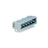 WAGO 231-438/001-000 MCS MIDI 8 Pole 12A 5mm Closed Horiz PCB Header Grey