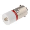 Lampka kontrolna Czerwony 130V ac BA9s LED średnica 10mm długość 24mm