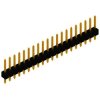 Pin header, 20 pole, pitch 2.54 mm, straight, black, SL 11 124 20 G