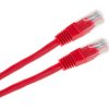 Patchcord kabel UTP 8c wtyk-wtyk 1.0m CCA czerwony