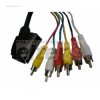 Kabel euro-scart - 6xRCA cinch 1,0m standard