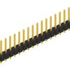 Pin header, 20 pole, pitch 2.54 mm, straight, black, 10054051