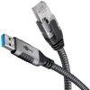 Kabel z wbudowaną kartą sieciową ethernet RJ45 / USB-A 3.0 1Gbit/s 1m
