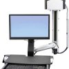 Ergotron Uchwyt ścienny do monitora StyleView® Sit-Stand Combo 1 Wyświetlacz 25,4 cm (10
