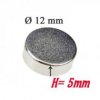 Magnes neodymowy okrągły 12x5mm