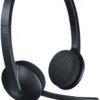 Logitech H340 Słuchawki nauszne przewód stereo czarny redukcja szumów mikrofonu Komputer