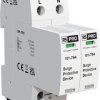 Zabezpieczenie przeciwprzepięciowe Jednofazowy-fazowy, 50kA, 1,35kV, montaż na szynie DIN, RS PRO