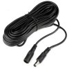 Przewód zasilania przedłużacz gniazdo DC-DC wtyk 5.5/2.1 mm czarny 10m
