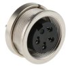 Złącze wielostykowe przemysłowe 4-pinowe M16, panelowe Gniazdo binder