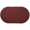 Draper 54887 Sanding Discs, 150mm, Hook & Loop, 40 Grit, (Pack of 10)