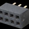 156-3-008-0-NFX-YS0 Sockets 2.00 mm, 2X04, straight