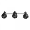 Spot lampa ścienna z czarnymi reflektorkami REUS LP-8069/3WS BK Light Prestige