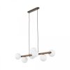 Lampa wisząca ESTERA WOOD ORZECH 7 kloszy idealna do jadalni, salonu 10272 TK Lighting