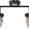Lampa sufitowa Brilliant Reflekt 82713/06 18 W czarny (matowy), szkło matowe