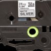 Labelling tape cartridge, 24 mm, tape silver, font black, 8 m, TZE-M951