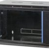 Wall enclosure, 9 U, (H x W x D) 500 x 570 x 600 mm, IP20, steel, black, 691709FTS.2