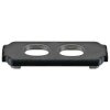 Mounting cover, size 24B, die-cast aluminum, 2 x M40, screw locking, IP65/IP68/IP69/IPX9K, 19400249912