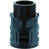 Straight hose screw fitting, PG29, 34.5 mm, PA, IP66, gray, (L) 53.5 mm, 15020049029