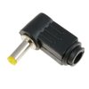 1.7mm x 4.8mm Right Angle Male DC Power Plug Connector