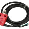 Przełącznik krańcowy bezpieczeństwa; EFM-L-3-32; trzpień z rolką; 24mm; 1NO+1NC; z przewodem 2m; 10A; 300V; IP67; Highly; RoHS