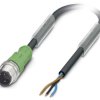 Kabel do czujników/elementów wykonawczych Phoenix Contact SAC-3P-M12MS/5,0-PVC 1693173, kabel, otwarte końcówki, 1 szt.