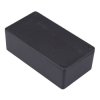 1590NBK Hammond Black Die Cast Enclosure 121 x 65.5 x 40mm