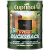 Cuprinol 5244557 Ducksback 5 Year Waterproof for Sheds & Fences Black 5 litre