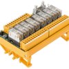 Relay module, 10 pole, 250 V, 1457370000, RSM-8 24V+ BASE S